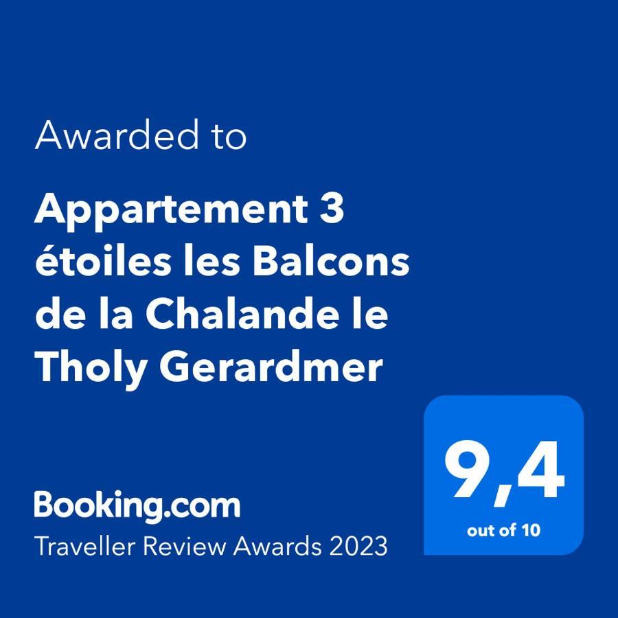 Appartement Les Balcons De La Chalande Le Tholy Gerardmer, Jardin,Balcon, Terrasse, מראה חיצוני תמונה